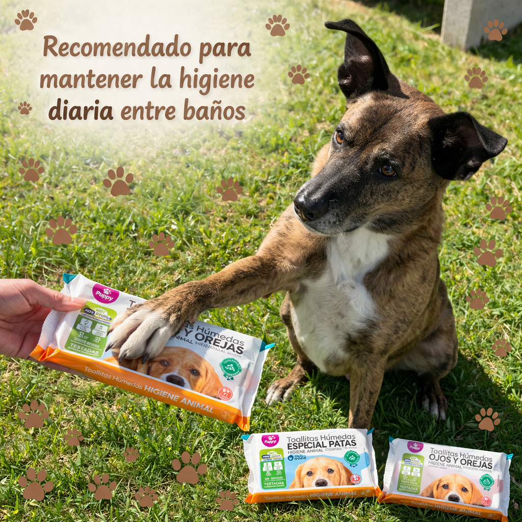 Pack FreshPup™ Toallitas Húmedas