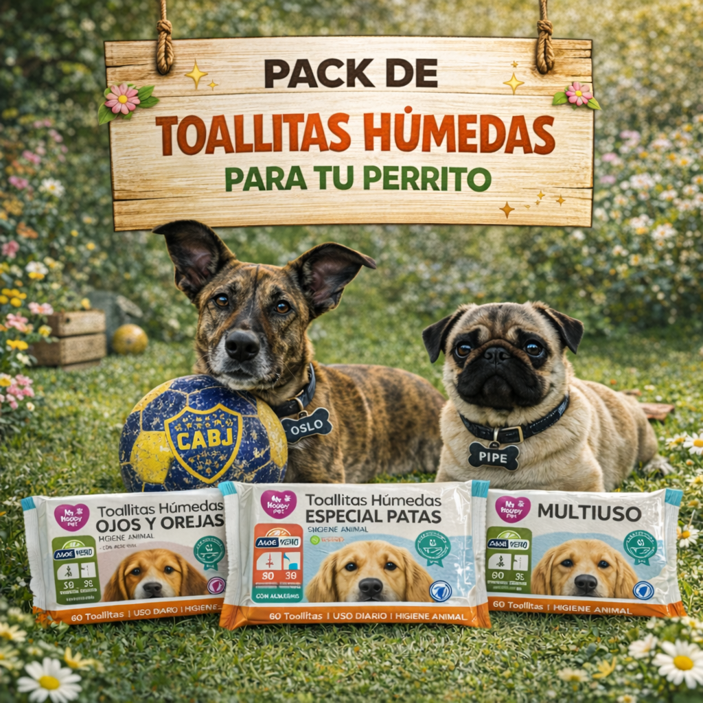 Pack FreshPup™ Toallitas Húmedas